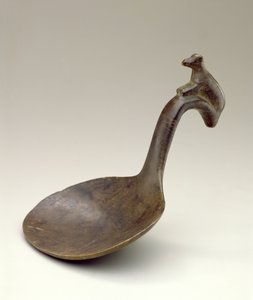 Colher, Potawatomi, c.1870 (madeira)